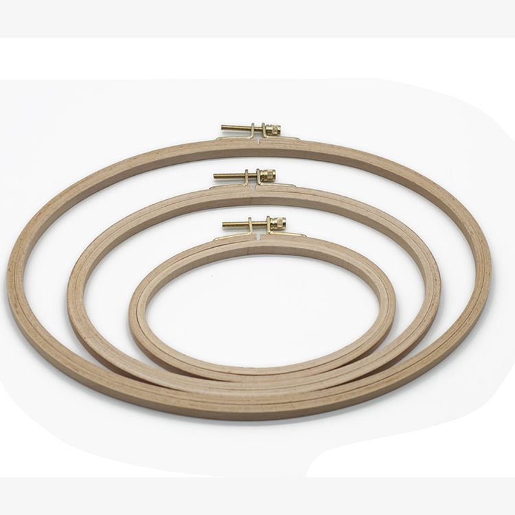 Wood Ring Blank - ไม้เย็บปักถักร้อย Hoops ชุดกรอบรูปไข่เย็บปักถักร้อย Hoop สําหรับ DIY