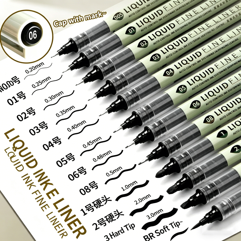 ปากกาสีดำ 5/8/12 หัวเล็ก สำหรั - Copic Marker Sketch บทวิจารณ์และราคา