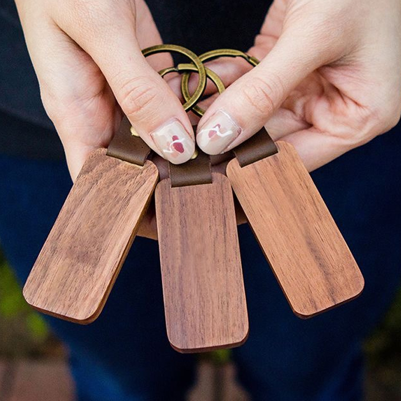 5-100 ชิ้น พวงกุญแจไม้เปล่าหุ้ - Wood Ring Blank บทวิจารณ์และราคา