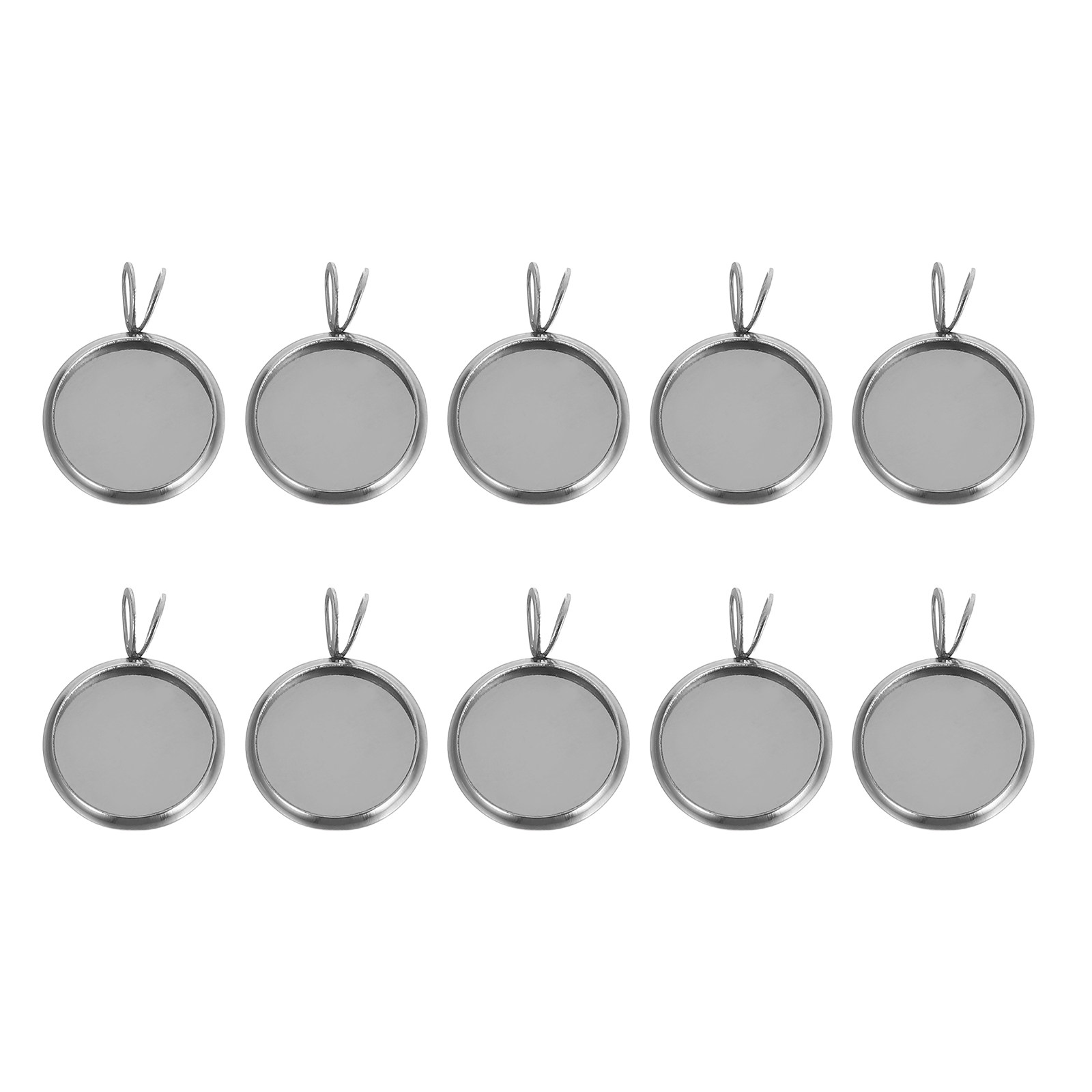 10 ชิ้น ถาดจี้ทรงกลม 12 มม. ชุ - Resin Crafts Diy บทวิจารณ์และราคา