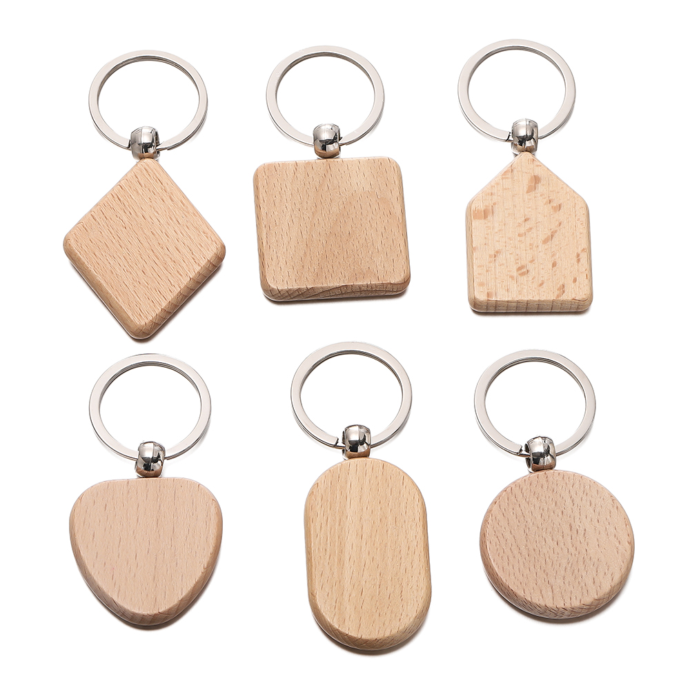 5 ชิ้น/ล็อตเปล่าเรขาคณิตไม้พวง - Wood Ring Blank บทวิจารณ์และราคา
