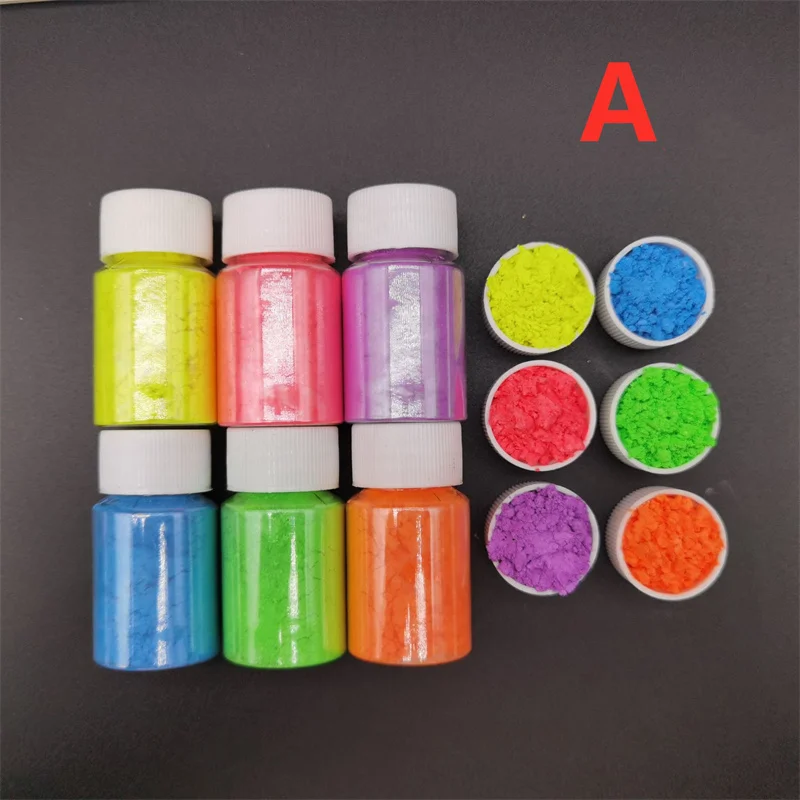 ผงสีมุกนีออนเรืองแสง 12 สี สำห - Resin Glitter Pack บทวิจารณ์และราคา