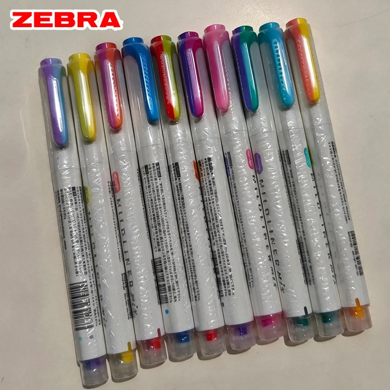 ปากกาไฮไลท์ Zebra Mildliner Mi - Zebra Pen Mildliner บทวิจารณ์และราคา
