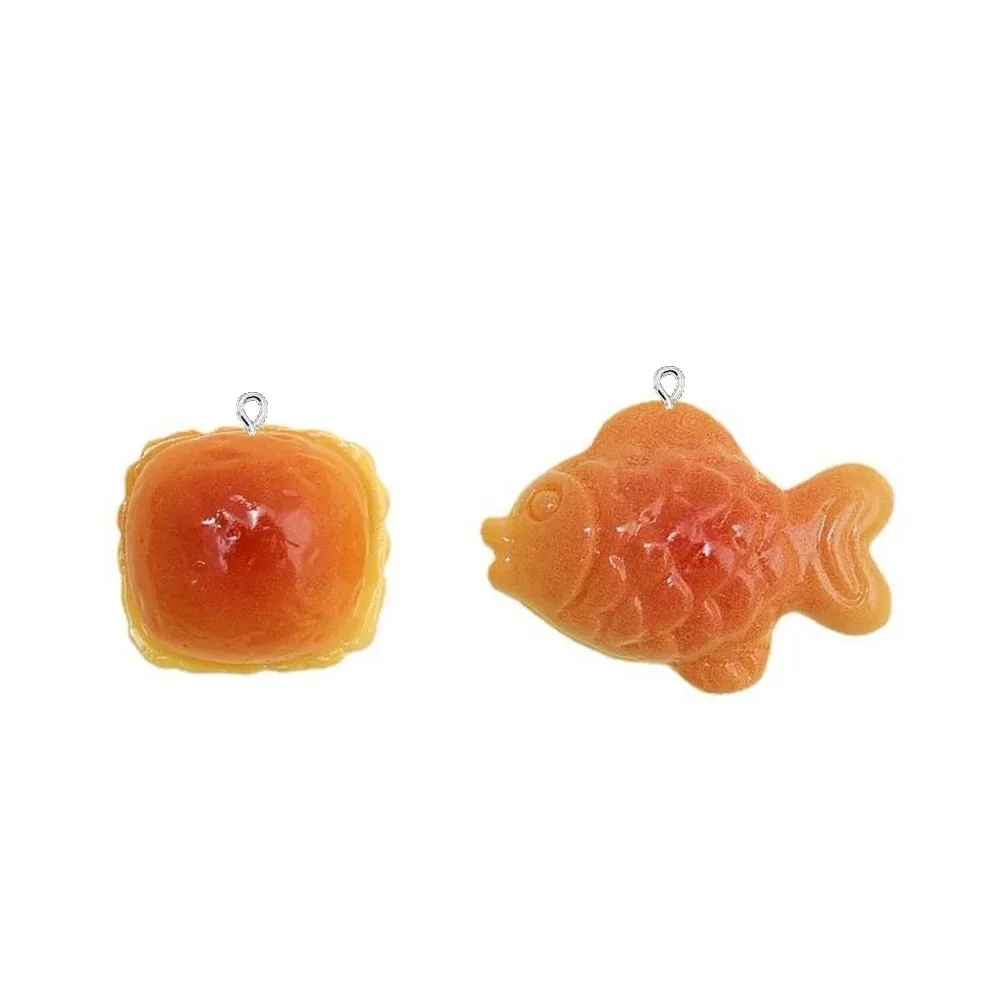 10 ชิ้น จี้เรซิ่นลายปลาขนมปัง  - Resin Crafts Diy บทวิจารณ์และราคา