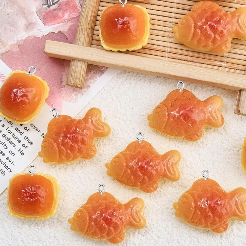 10 ชิ้น จี้เรซิ่นลายปลาขนมปัง  - Resin Crafts Diy บทวิจารณ์และราคา