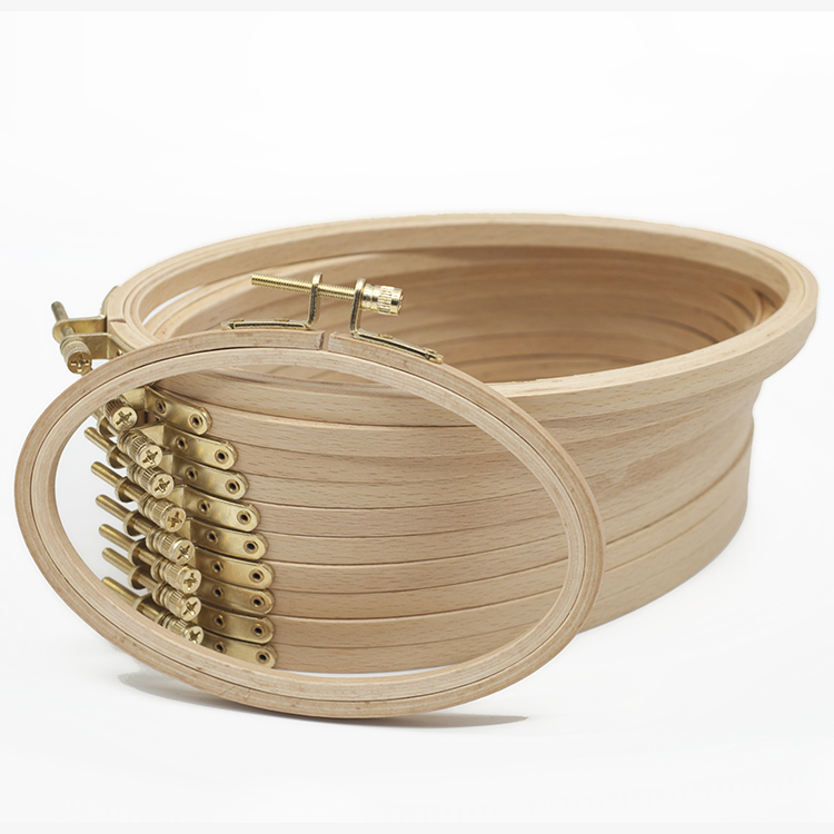 ไม้เย็บปักถักร้อย Hoops ชุดกรอ - Wood Ring Blank บทวิจารณ์และราคา