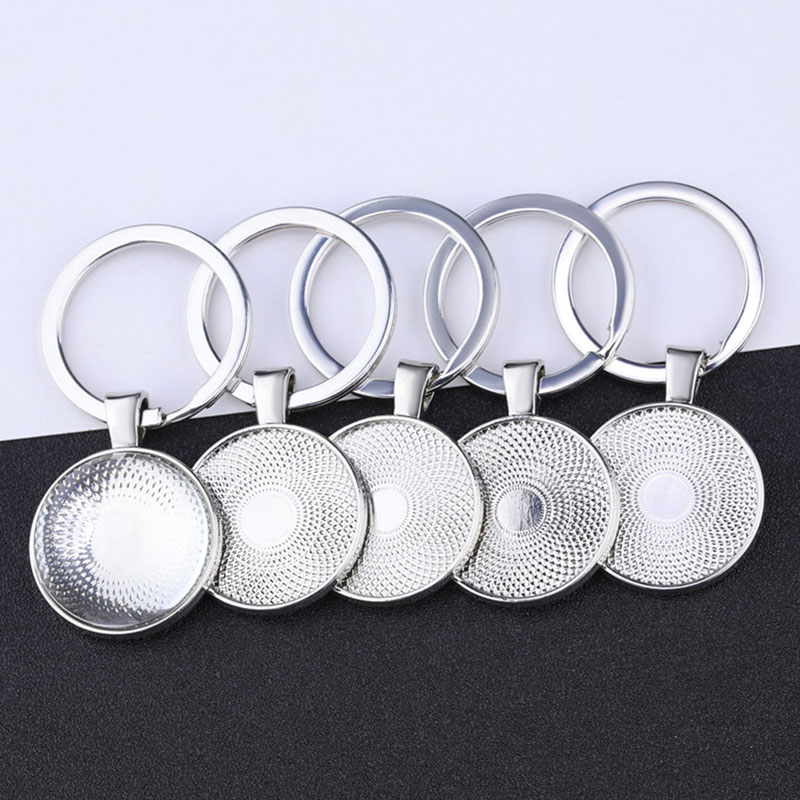 50PCS ขายส่งคุณภาพสูงคู่พวงกุญ - Bezels Set Pendant บทวิจารณ์และราคา