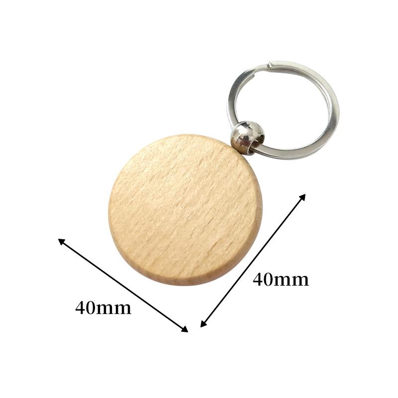 พวงกุญแจไม้เปล่า 10-50 ชิ้น รู - Wood Ring Blank บทวิจารณ์และราคา