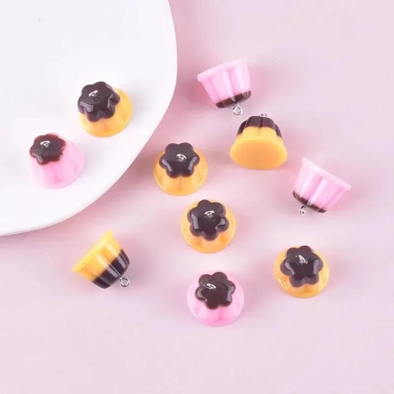 10 ชิ้น จี้เรซิ่นรูปพุดดิ้งขนม - Resin Crafts Diy บทวิจารณ์และราคา