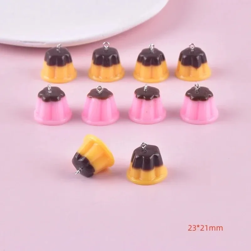 10 ชิ้น จี้เรซิ่นรูปพุดดิ้งขนม - Resin Crafts Diy บทวิจารณ์และราคา