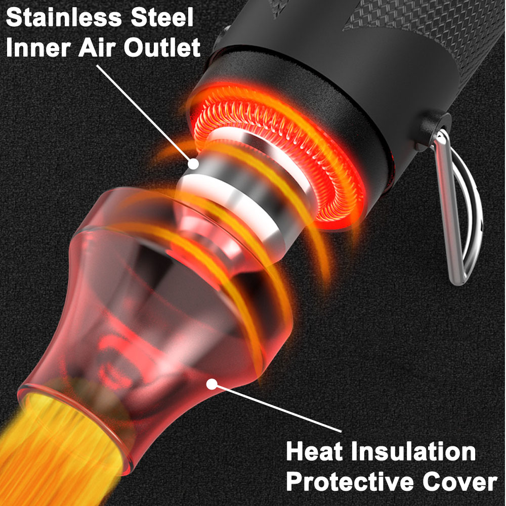 300W Hot Air ปืนความร้อนไฟฟ้าอ - Heat Gun Small บทวิจารณ์และราคา