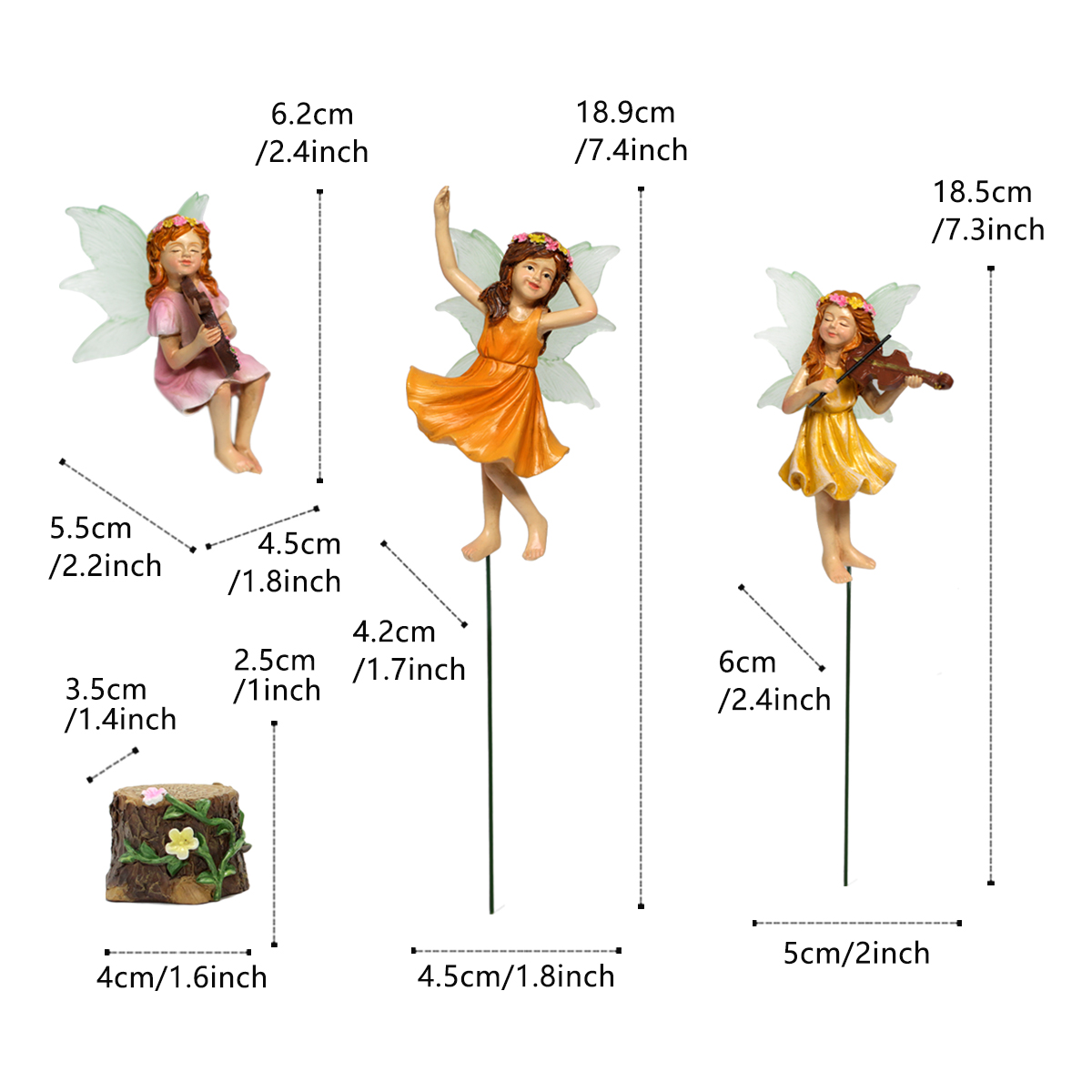 3 ชิ้น/เล่นเพลงดอกไม้ Fairy -  - Resin Craft Ideas บทวิจารณ์และราคา
